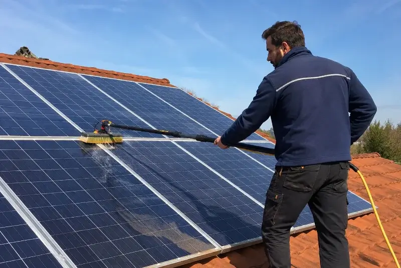 Nettoyage et entretien de panneaux solaires à Ferrières